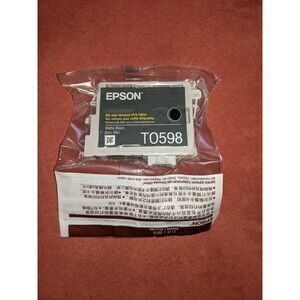 Genuine Epson T0598 Black Ink, New, Epson Stylus Photo R2400 Printer